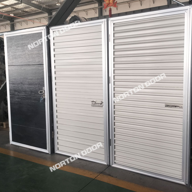 Nowoczesny design wnętrze zewnętrzne stalowe drzwi zamek gotowe zamek do wstępu do warsztatu Hotel Villa Outdoor Rolling Open