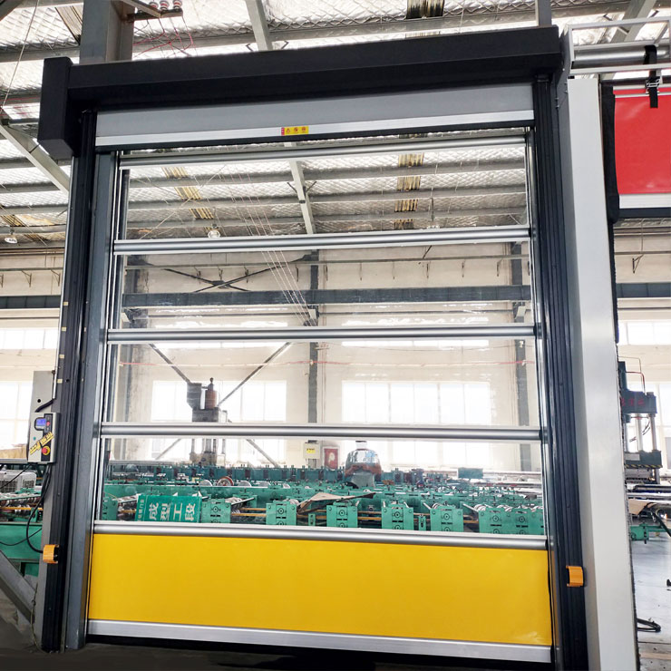 Przezroczyste PVC Rapid Roller Door